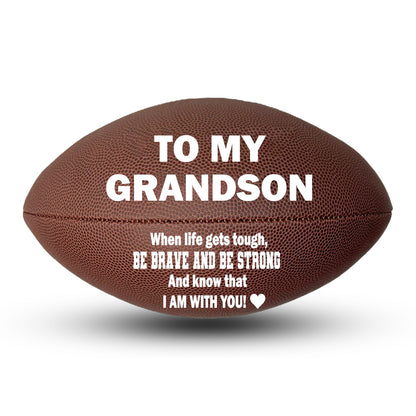 Custom Grandson Football Gift
