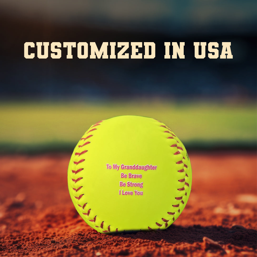 To My Granddaughter Softball 3