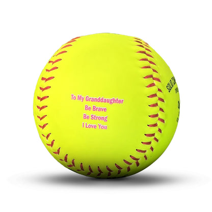 To My Granddaughter Softball