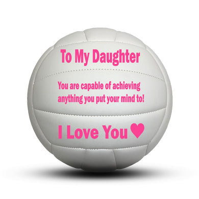 To My Daughter Volleyball