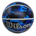 Load image into Gallery viewer, Customized Wilson Blue Camo NCAA Legend Basketball Mock up.
