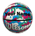 Load image into Gallery viewer, Customized Wilson Pink Camo NCAA Legend Basketball Your Name.
