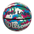 Load image into Gallery viewer, Customized Wilson Pink Camo NCAA Legend Basketball Your Logo.
