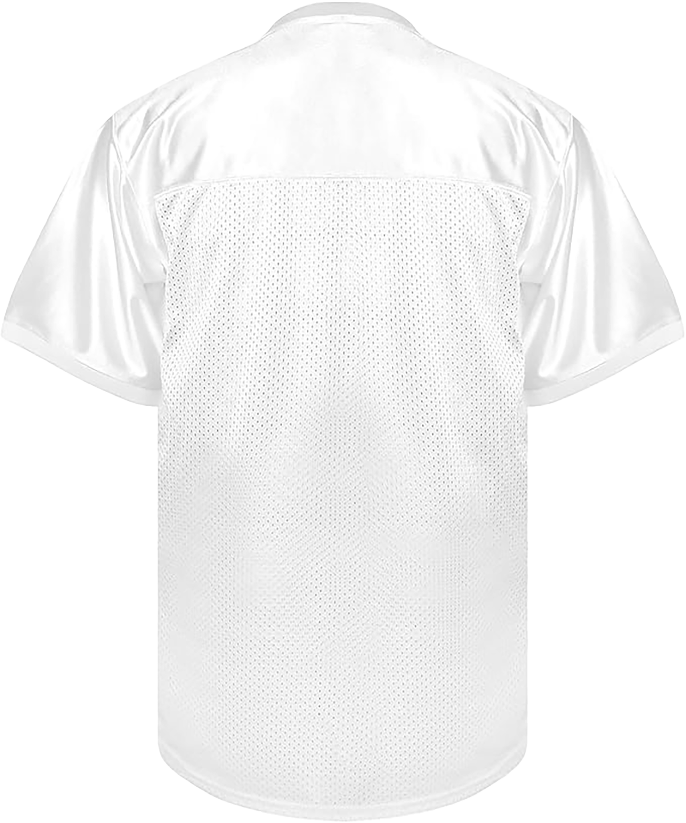 Customized Football White Jersey Back