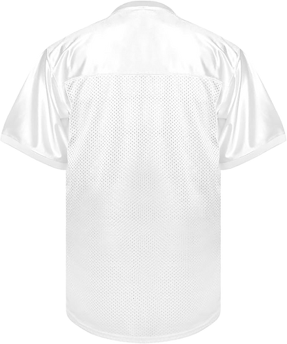 Customized Football White Jersey Back