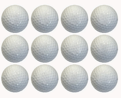White Golf Balls Blank Without Any Brand or Text Nonbranded