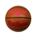 Load image into Gallery viewer, Customized Wilson Evolution Scarlet Red Basketball with Pink Text
