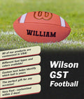 Load image into Gallery viewer, Customized Personalized Wilson GST Football Features
