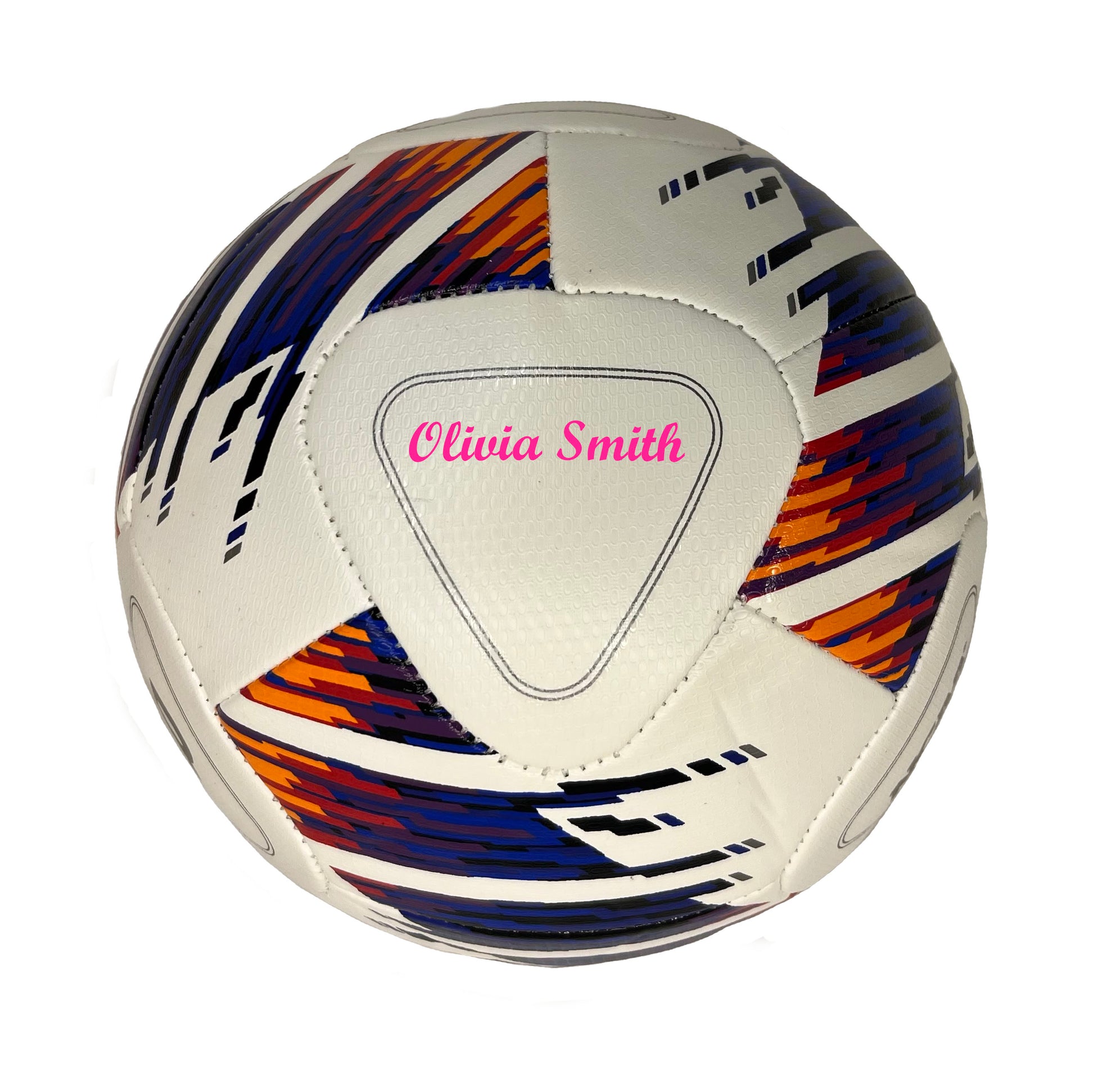 Customized Wilson Vivido Soccer Ball With Pink Text