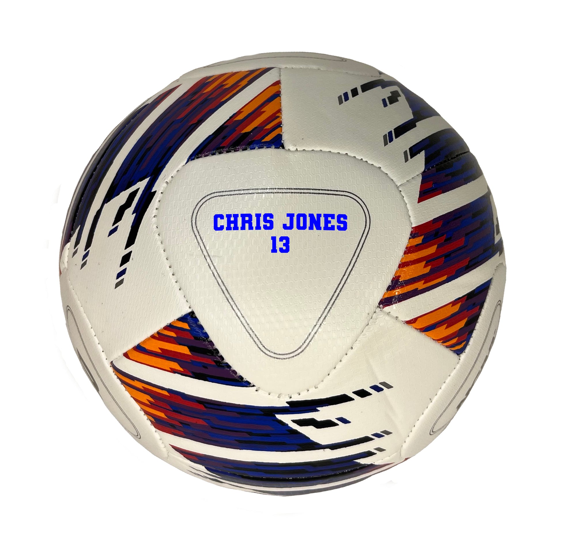 Customized Wilson Vivido Soccer Ball With Blue Text