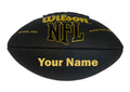 Load image into Gallery viewer, Customized Wilson Black and Gold Football with Gold Text
