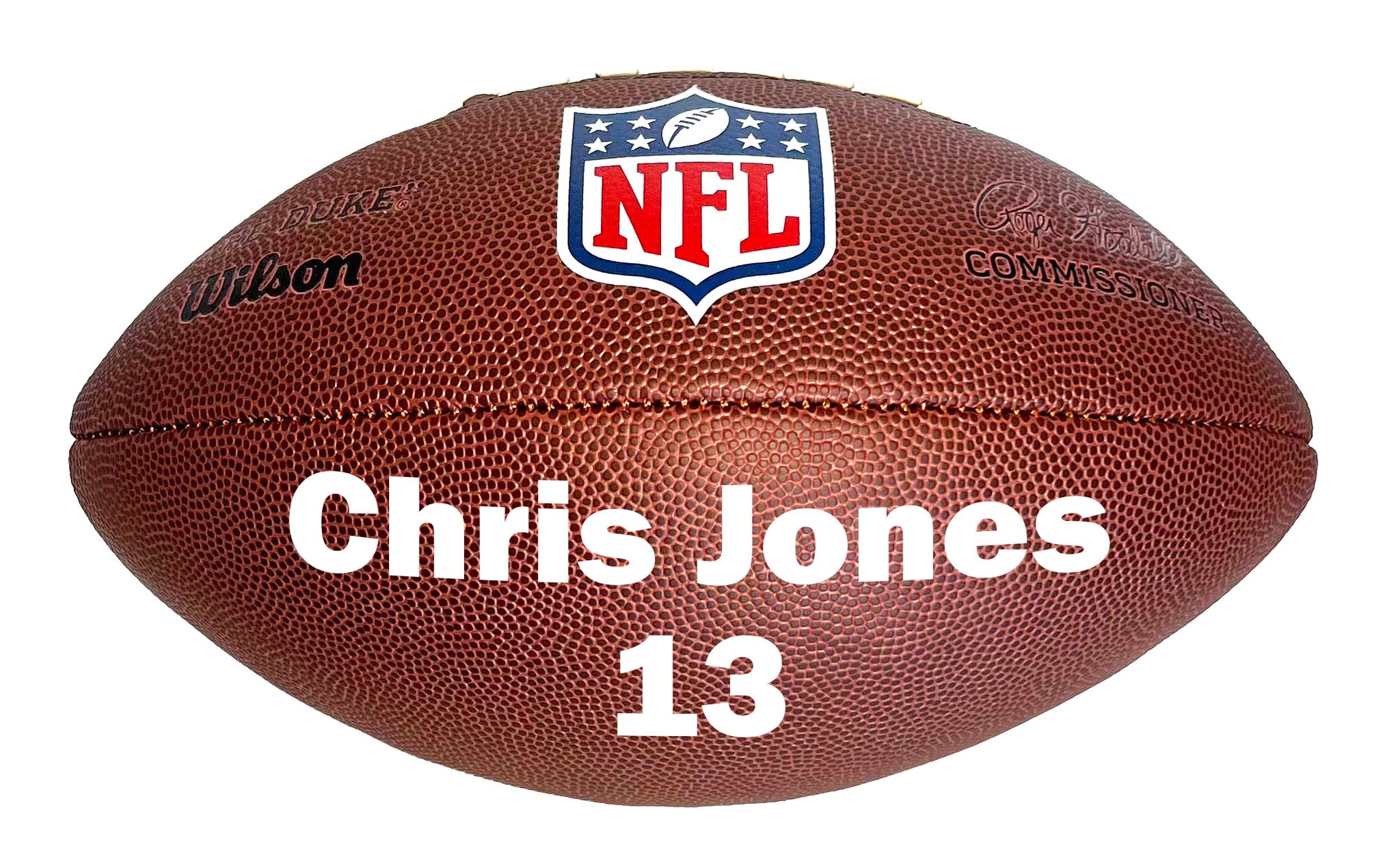 Size Personalized Replica Customs – Official NFL Football Wilson Customized Sports Duke