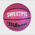 Load and play video in Gallery viewer, Customized Personalized Wilson Pink Basketball Indoor Outdoor Size 28.5&quot; Custom Gift
