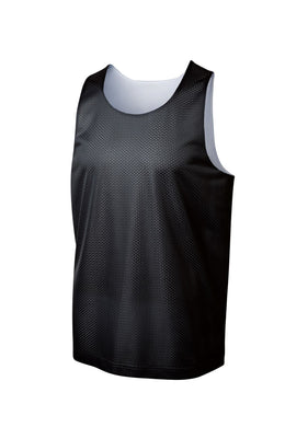 Reversible Basketball Mesh Jersey Black Front