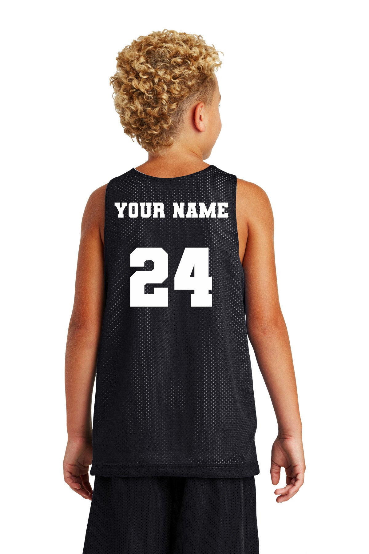  Custom Basketball Jersey Reversible Mesh Kit Printed Team Name  & Number Personalized Sports Uniform for Men/Youth (Color : Black) :  Clothing, Shoes & Jewelry