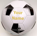 Load image into Gallery viewer, Customized Soccer Ball with Gold Text
