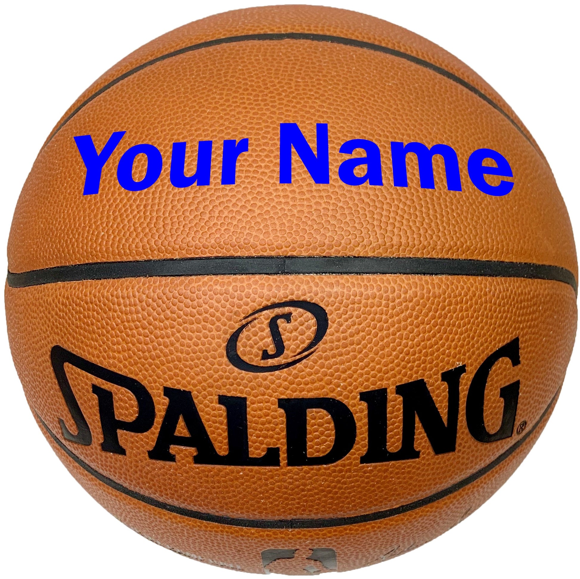 Customized Spalding Official NBA Basketball Blue