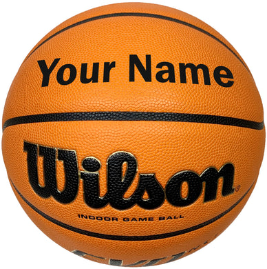 Customized Wilson Evo NXT Basketball Black