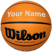 Load image into Gallery viewer, Customized Wilson Evo NXT Basketball Silver
