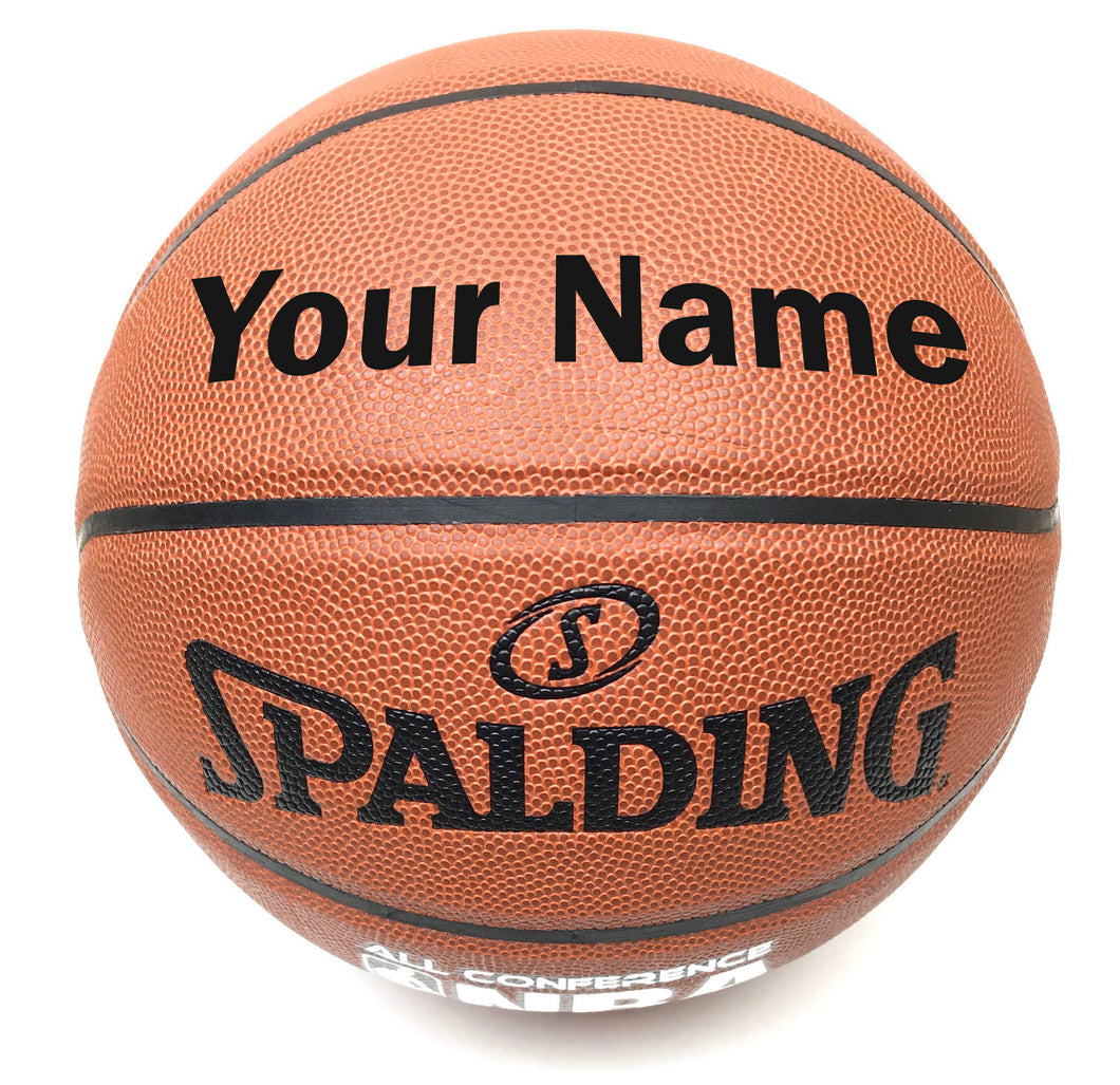Customized Spalding All Conference Basketball Black