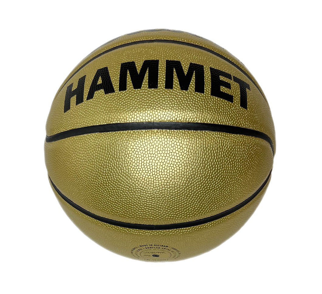 Hammet Black and Gold Basketball
