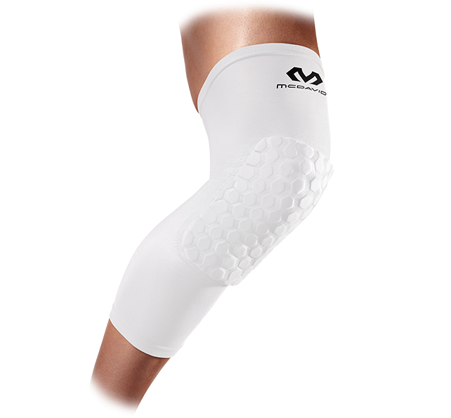 Hex Compression Leg Sleeve White