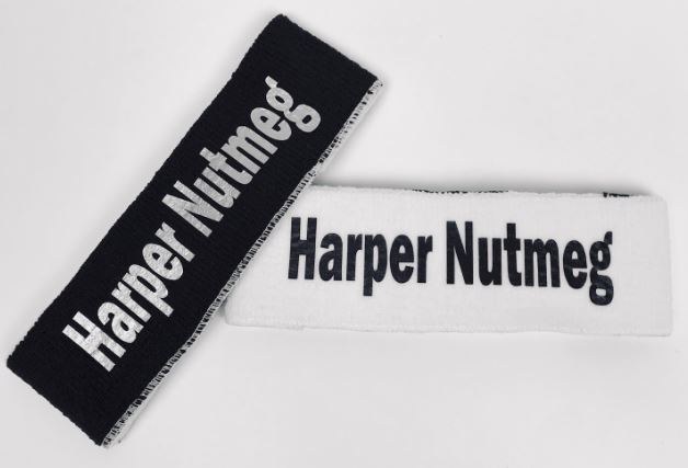 Nike Custom Headband Black and White